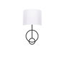 Opviq Lámpara de pared Asaf - 6983 Blanco y Negro